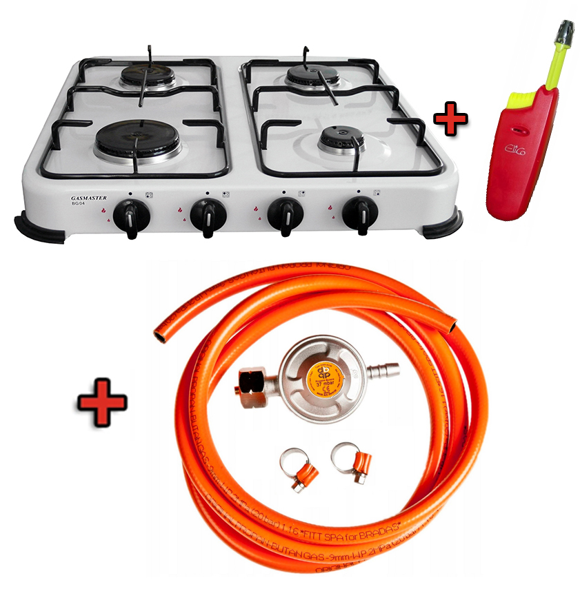 Kuchenka Gasmaster BG-04 wąż reduktor+