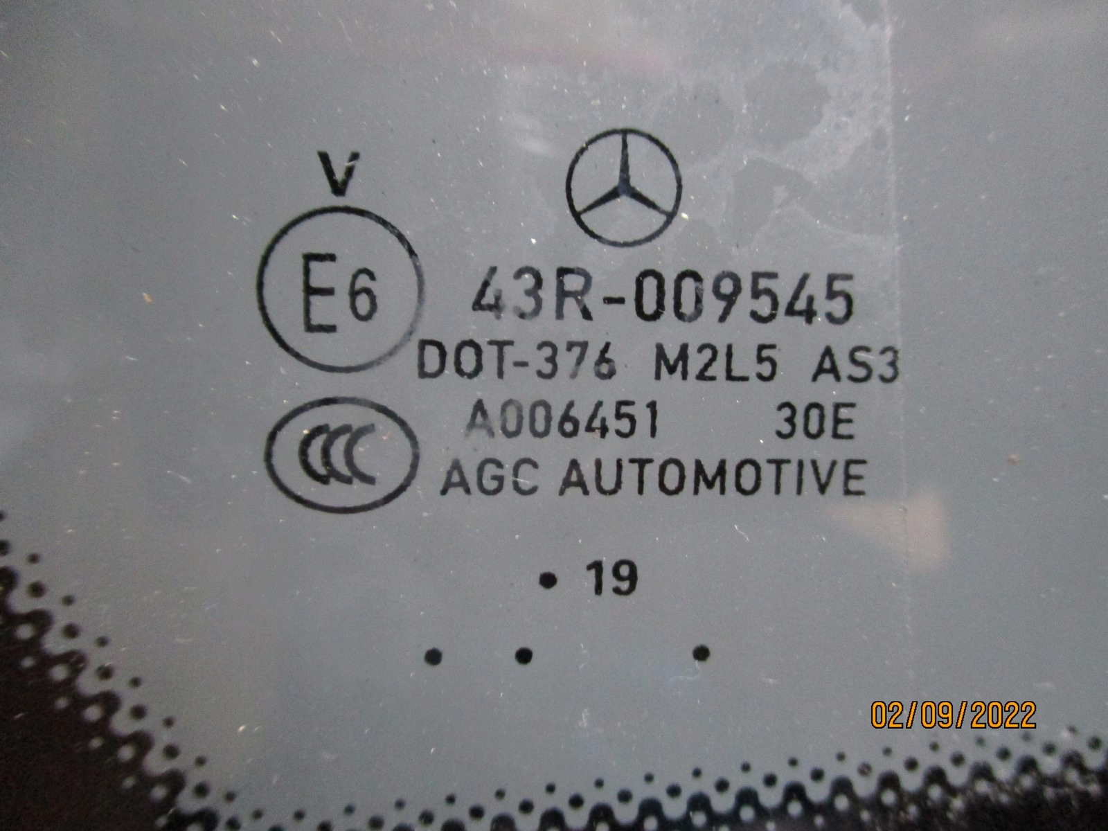 window MERCEDES 167 GLE 1676703500 left