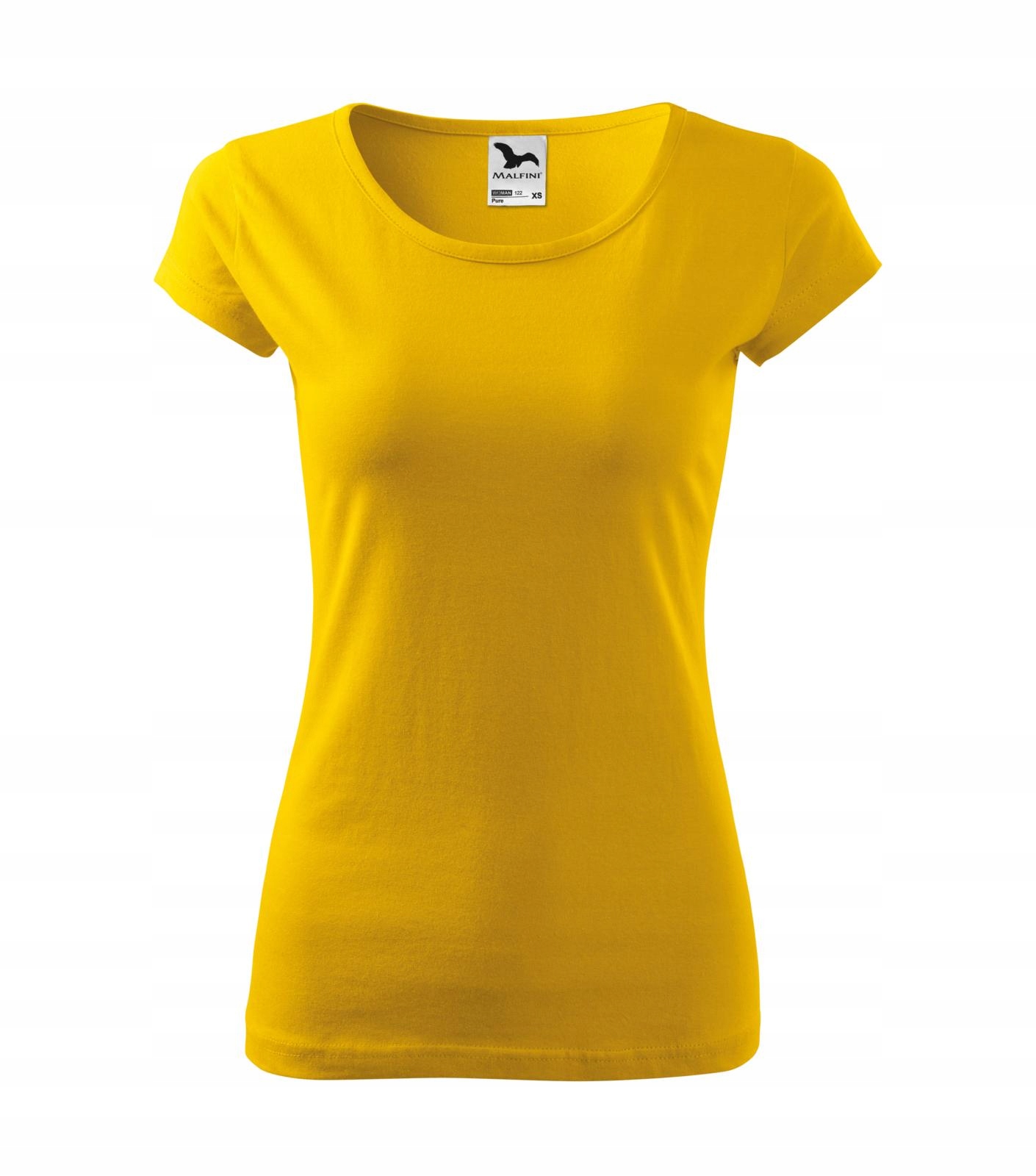 

Koszulka damska t-shirt Malfini Pure żółta Xs