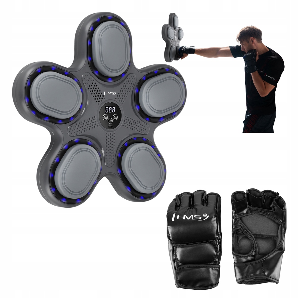 Elektroniczna Tarcza Bokserska Muzyczna Boxing Machine Rękawice Mma Hms