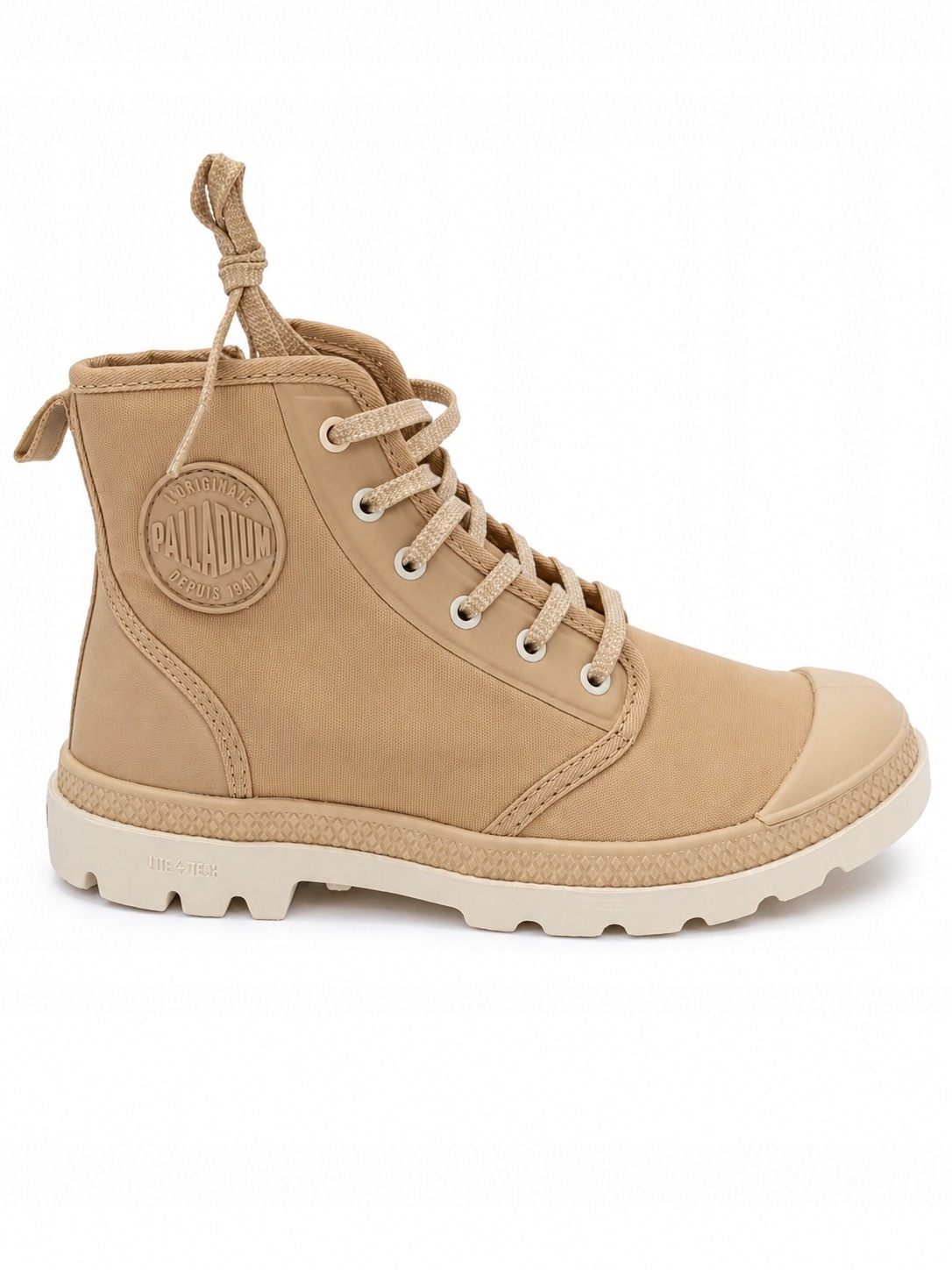 Palladium Pampa Lite+ Tech béžové trekové a městské boty 38