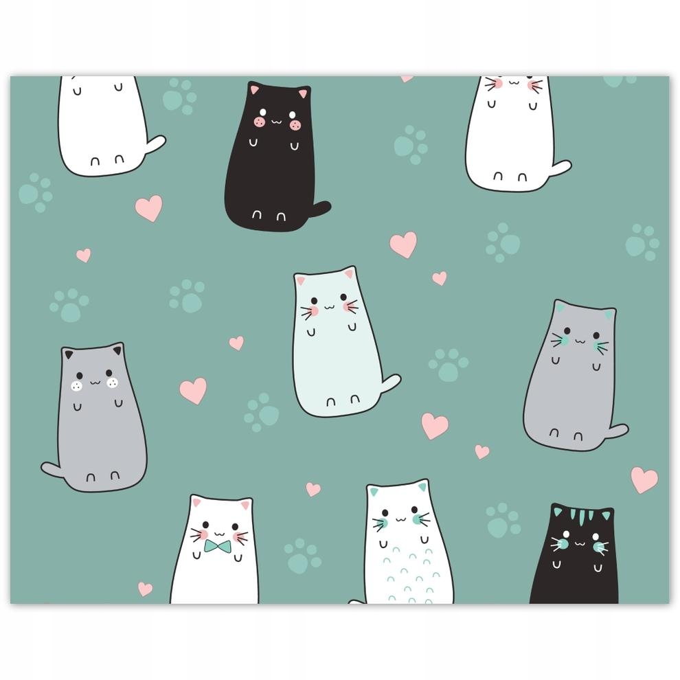 

Plakat 50x40 Kot Kotek Kotki Koty