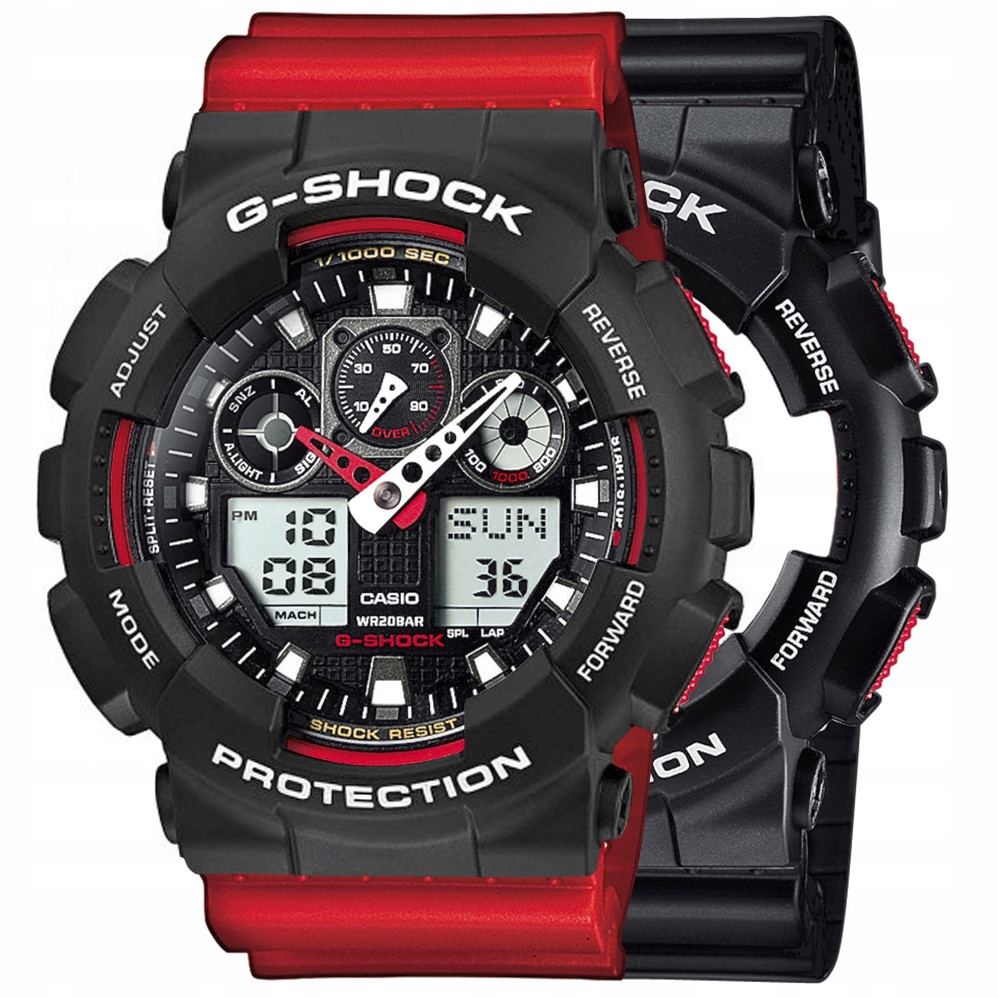 Hodinky Casio G-Shock Set GA-100-1A4ER Bezel 10508136 Pásek 10395226 20