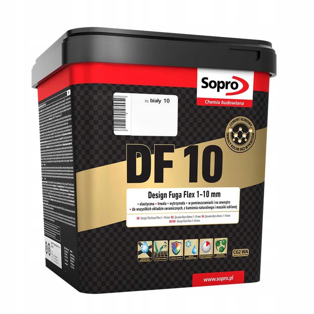 

Fuga Sopro Flex DF10 Design Biała 10 5 kg