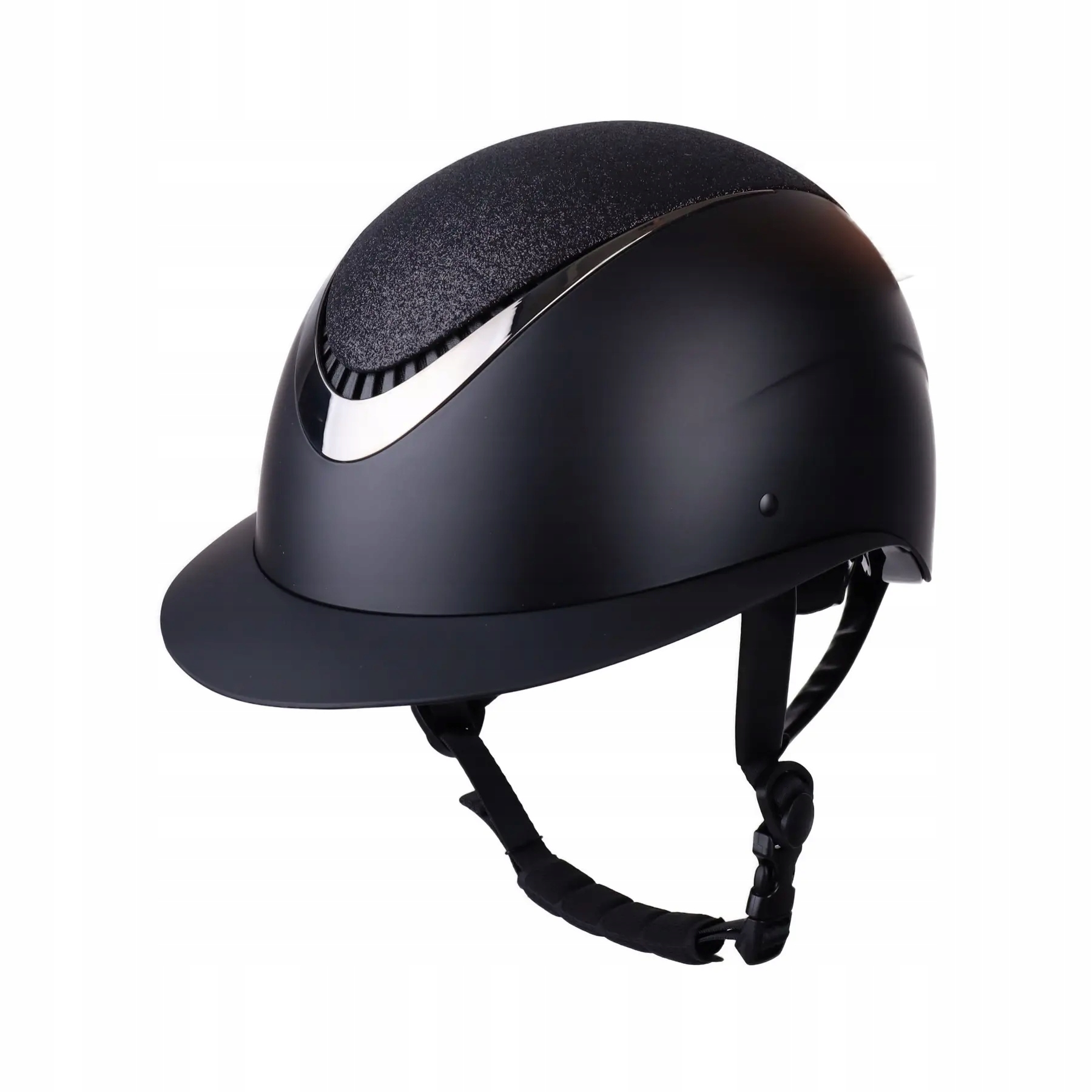 Usg Kask jeździecki Comfort Highlight Czarny Z Błyszczącymi Elementami R. M