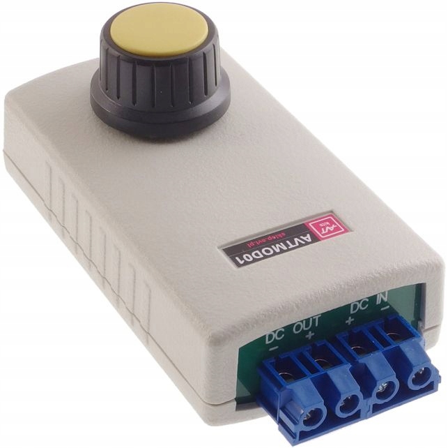 

Regulator obrotów silnika 6...24V 15A AVTMOD01