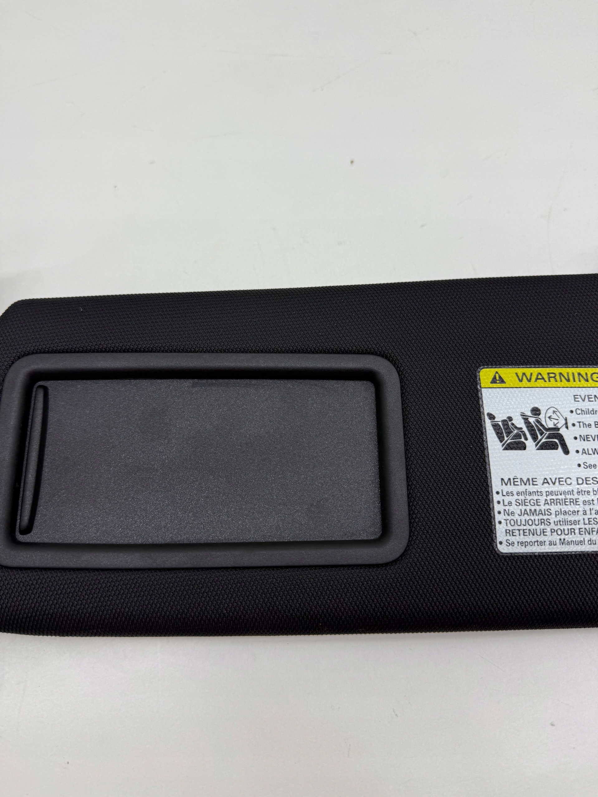 AUDI A7 S7 S6 A6 C7 cover przeciwsloneczna visor left black S-LINE