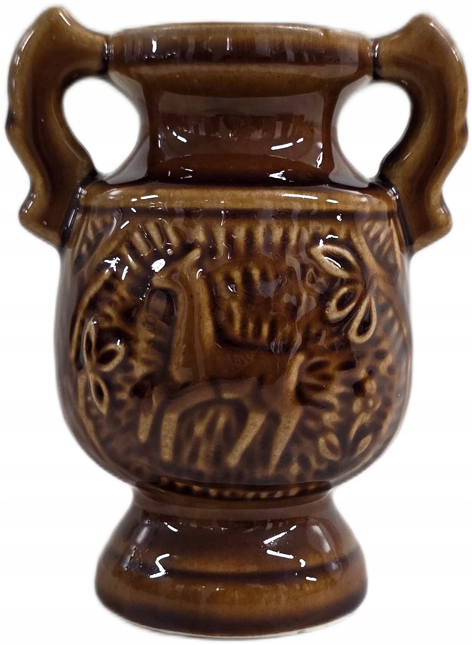 OZDOBNY CERAMICZNY WAZON AMFORA