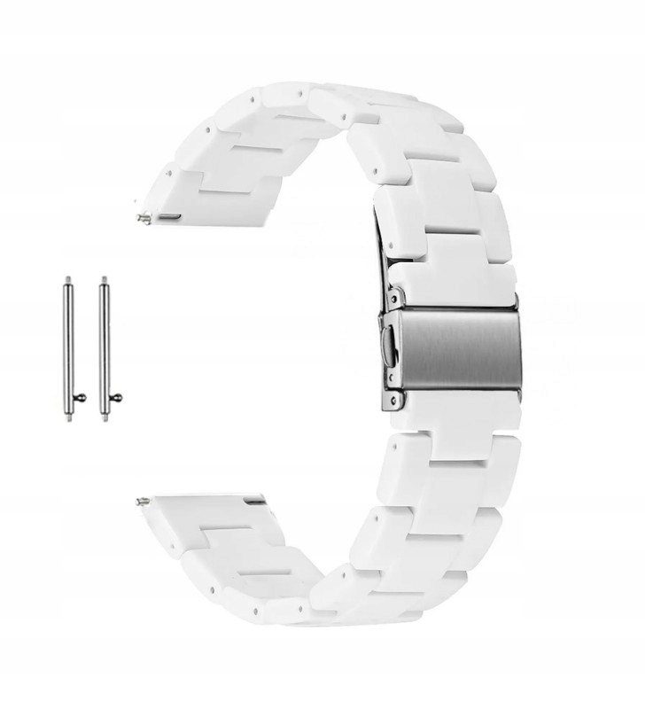 

Biała bransoleta do zegarka GT3 20 mm uniwersalna