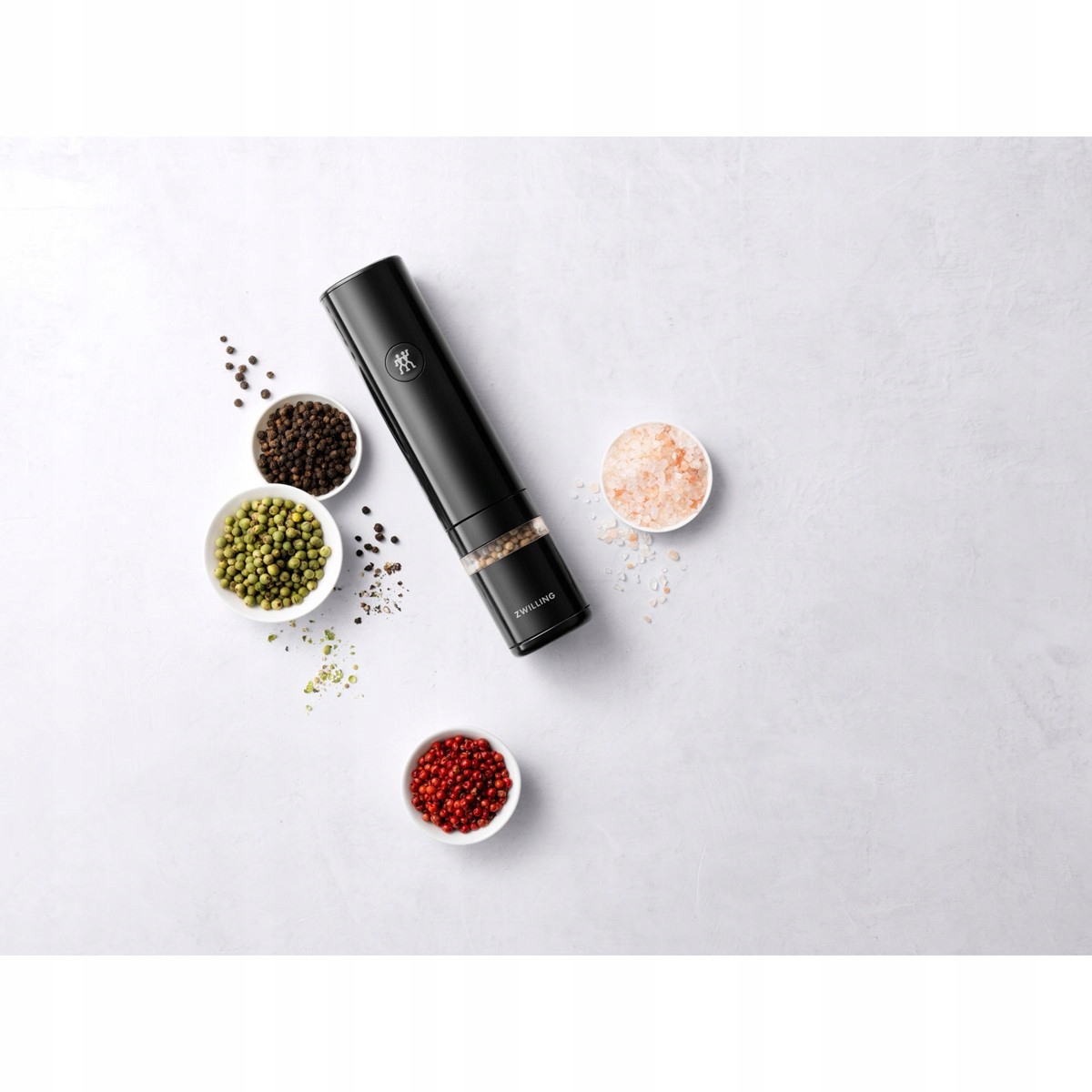 Zwilling Enfinigy Zestaw 2 młynków do przypraw CERAMIC USB+LED II-Ed. Marka Zwilling