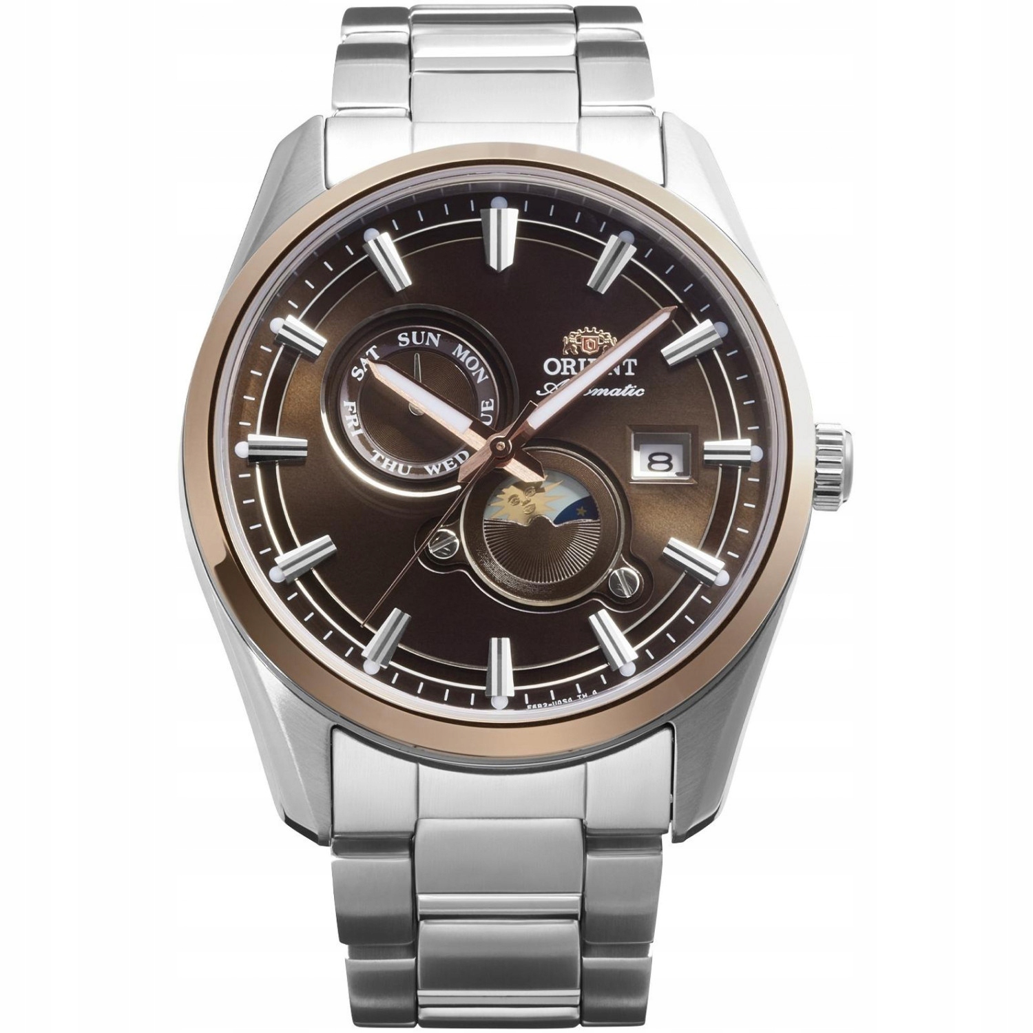 Pánské Hodinky Orient RA-AK0313Y30B stříbrný náramek