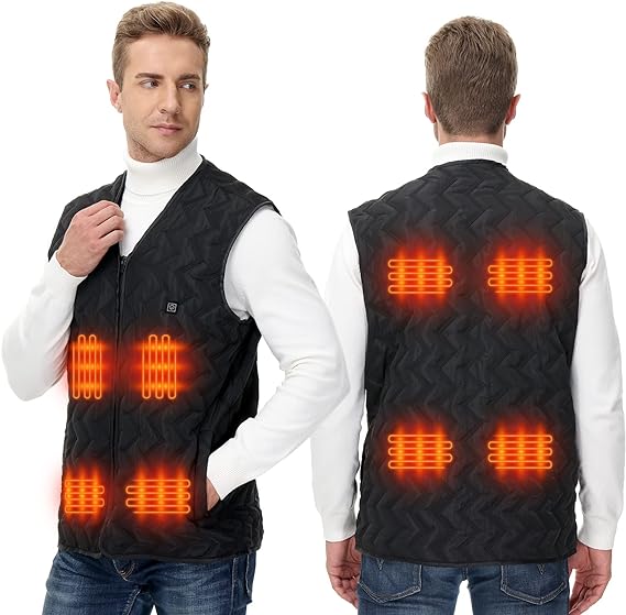 Elektrická Vyhřívací Vesta Usb 3 Stupně Ohřevu 8 Zón Vel. L.