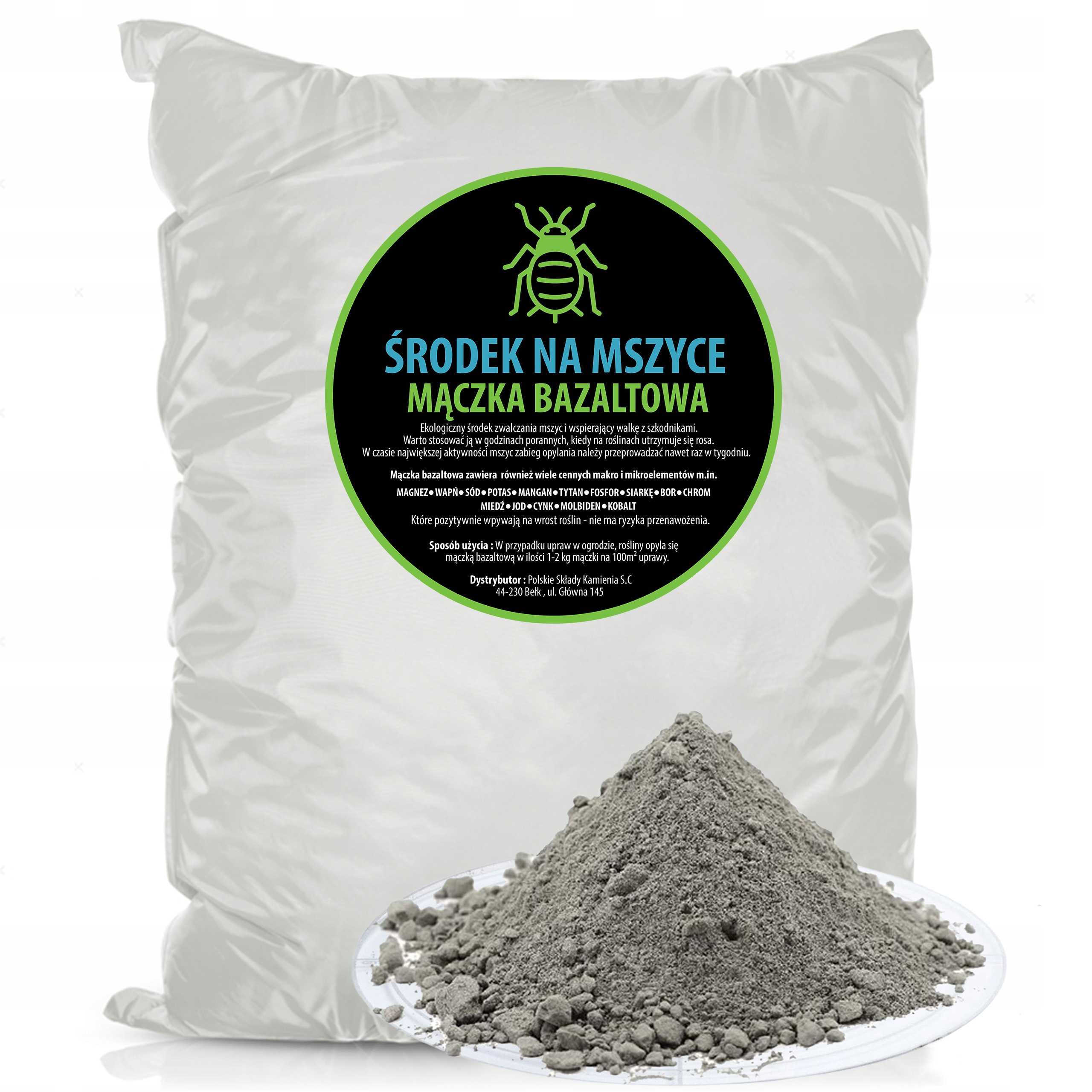 

Mączka Bazaltowa Środek na Mszyce 10KG