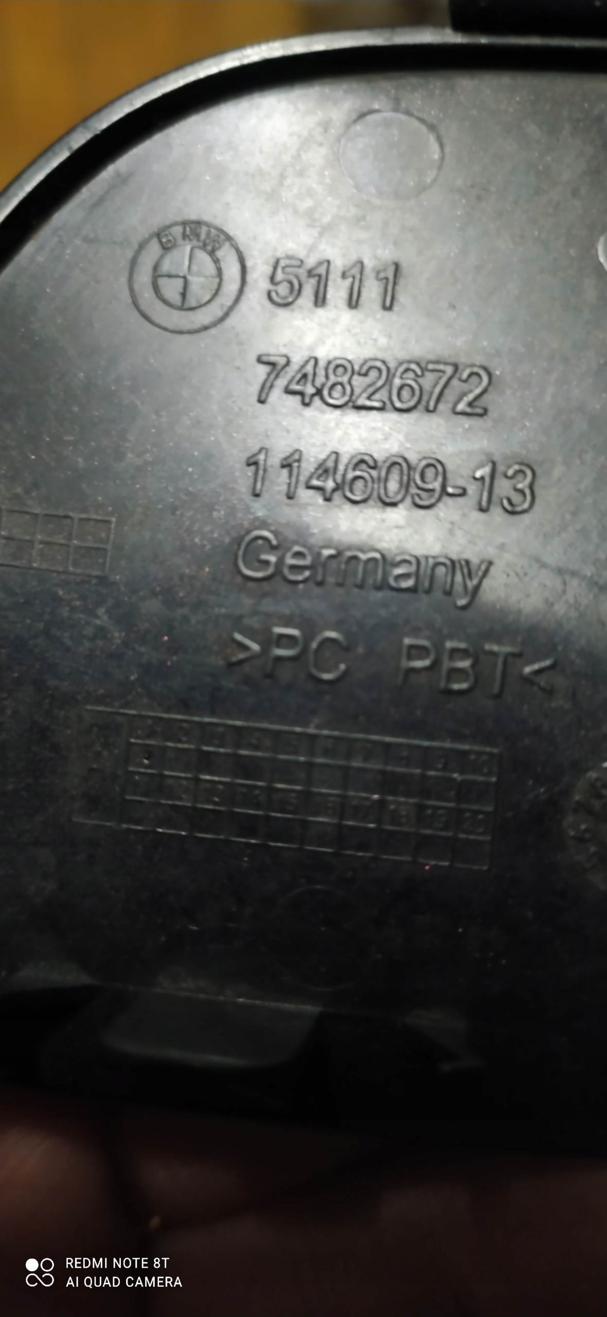 BMW X2 F39 Abschleppöse vorne der Stoßstange 7482672