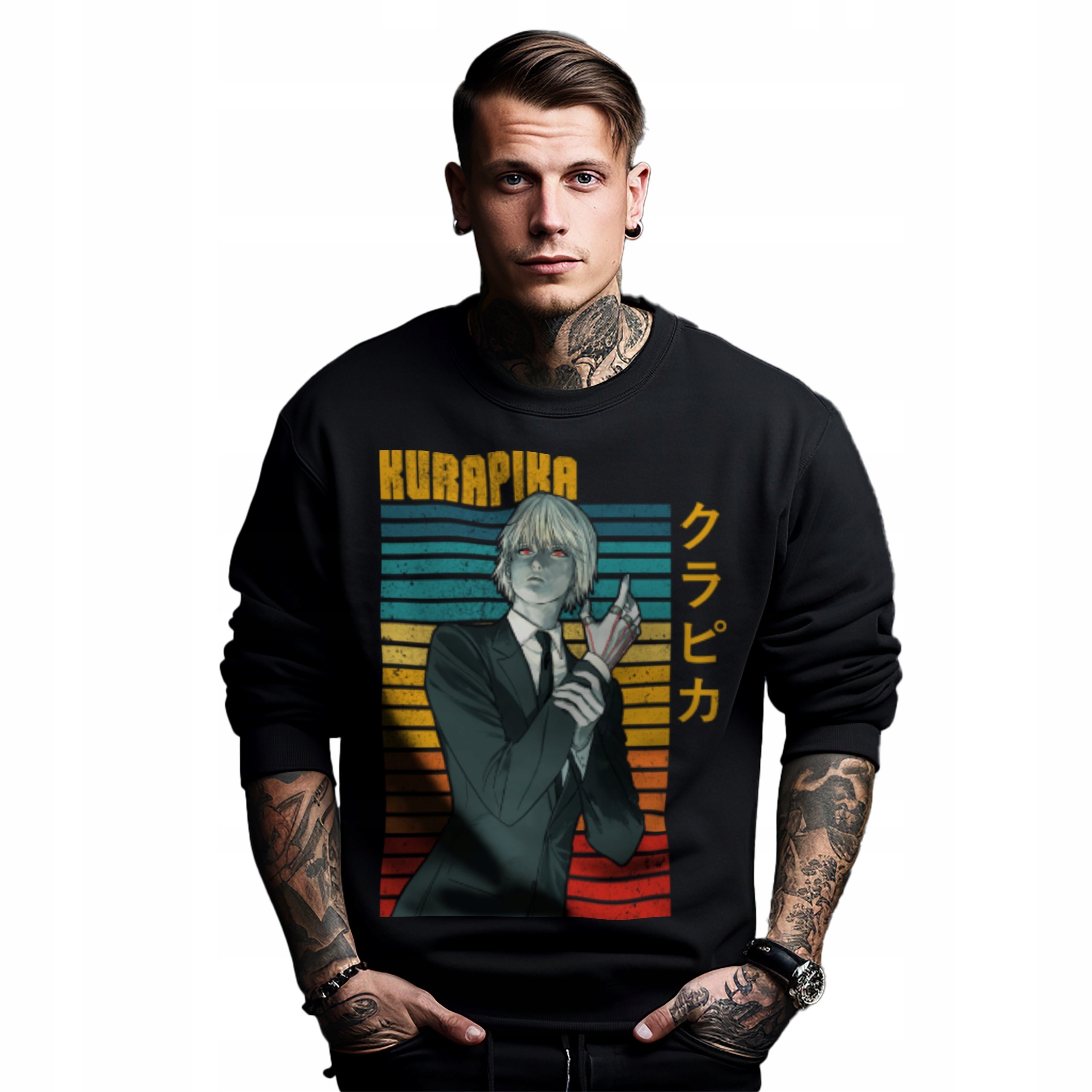 Mikina s potiskem Anime Kurapika