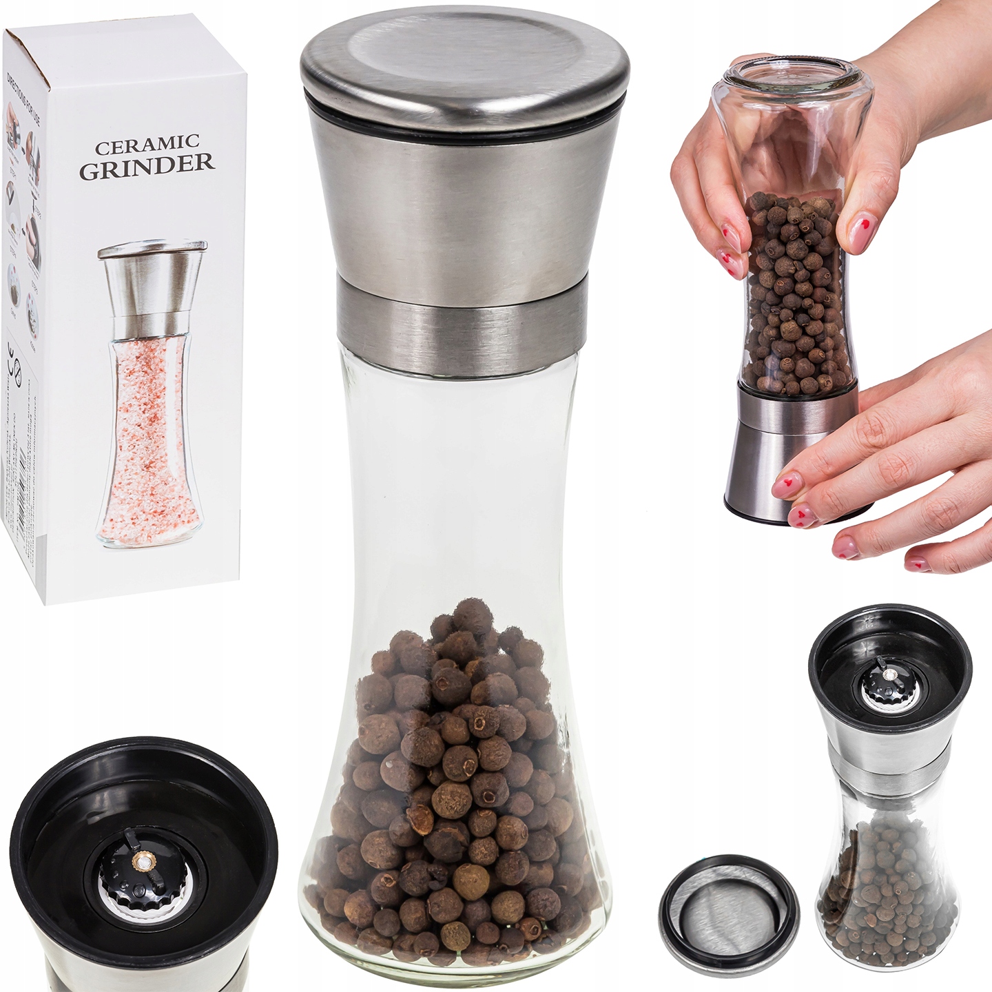 

Młynek Do Mielenia Pieprzu Soli Przypraw Kawy Inne