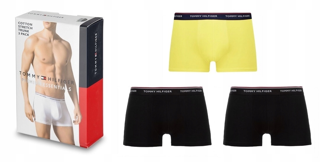 

Tommy Hilfiger Bokserki Męskie 3 Pary - XL