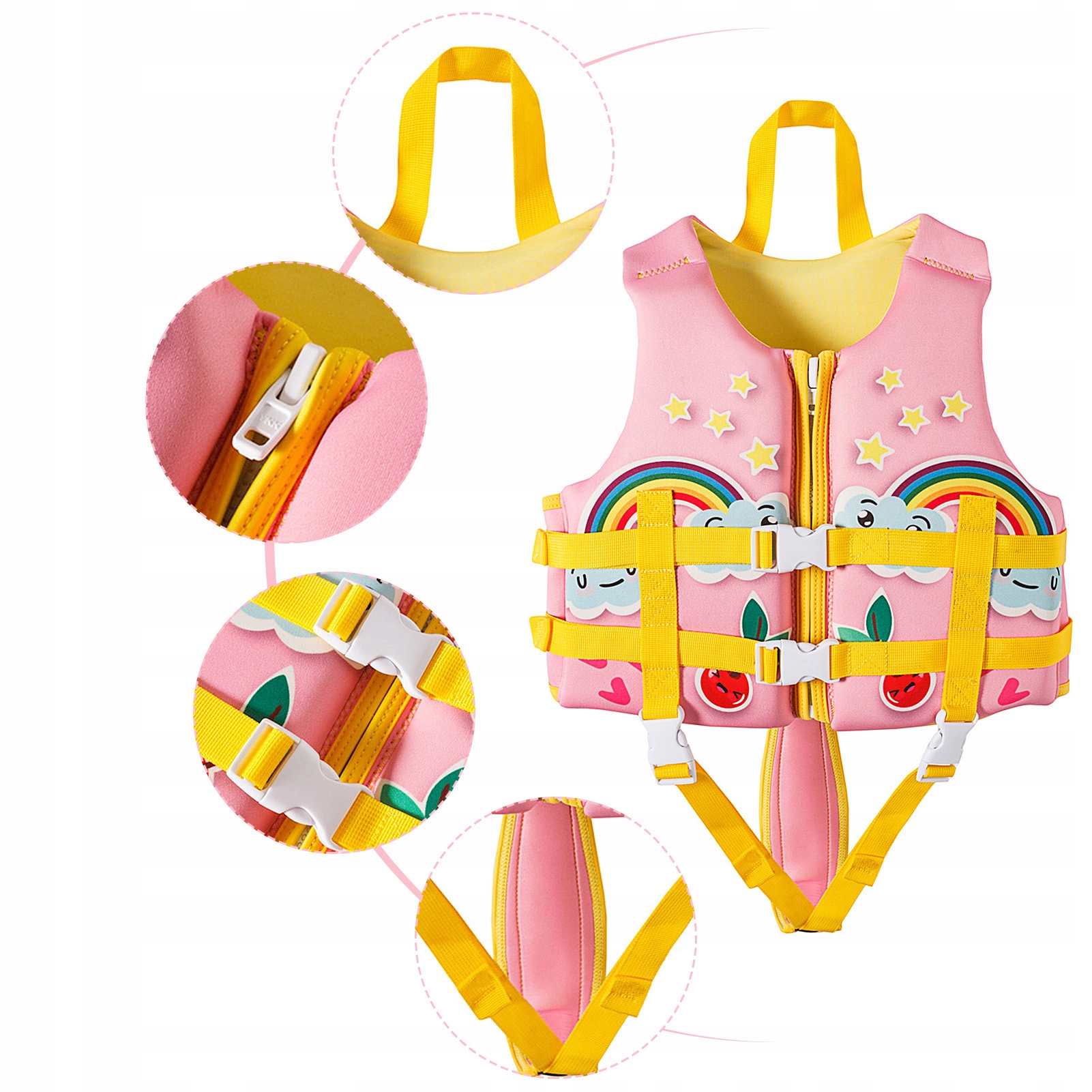 KAMIZELKA RATUNKOWA PŁYWACKA DLA DZIECI NEOPREN Typ Asekuracyjne