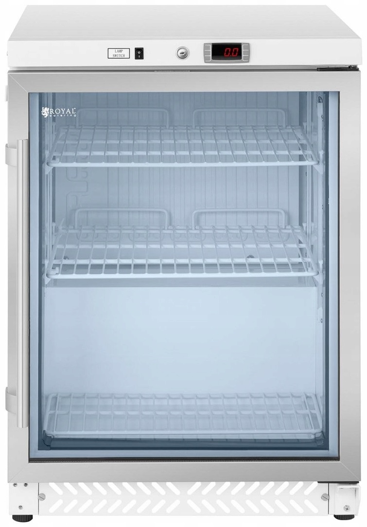 Witryna chłodnicza 170 l 60x69x87 cm LED Royal Catering RCGK-W200 10010915