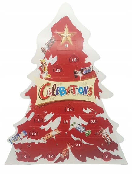 Kalendarz Adwentowy z cukierkami Celebrations 215g Kod producenta 500173
