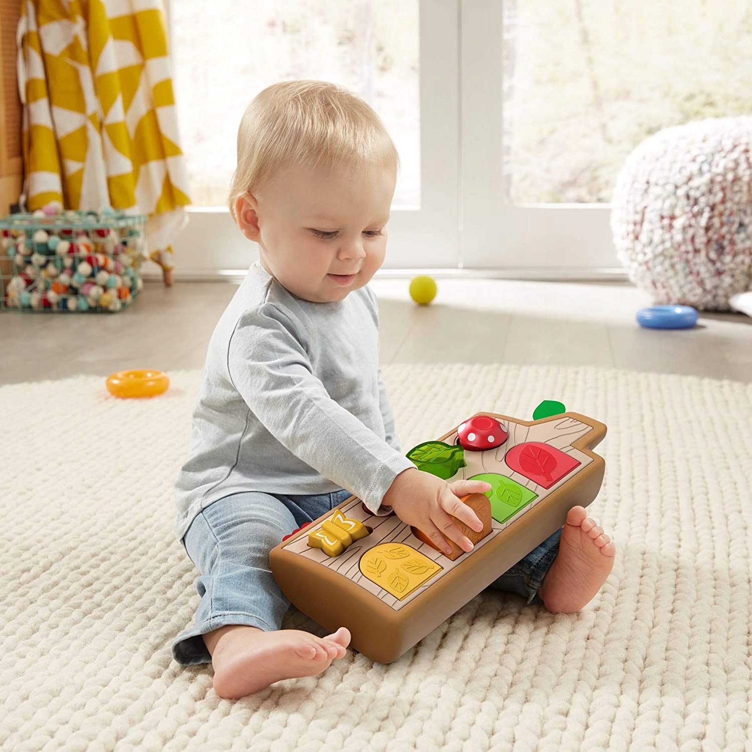 FISHER PRICE WYSKAKUJĄCE KOLOROWE ZWIERZĄTKA GJW24 Bohater brak