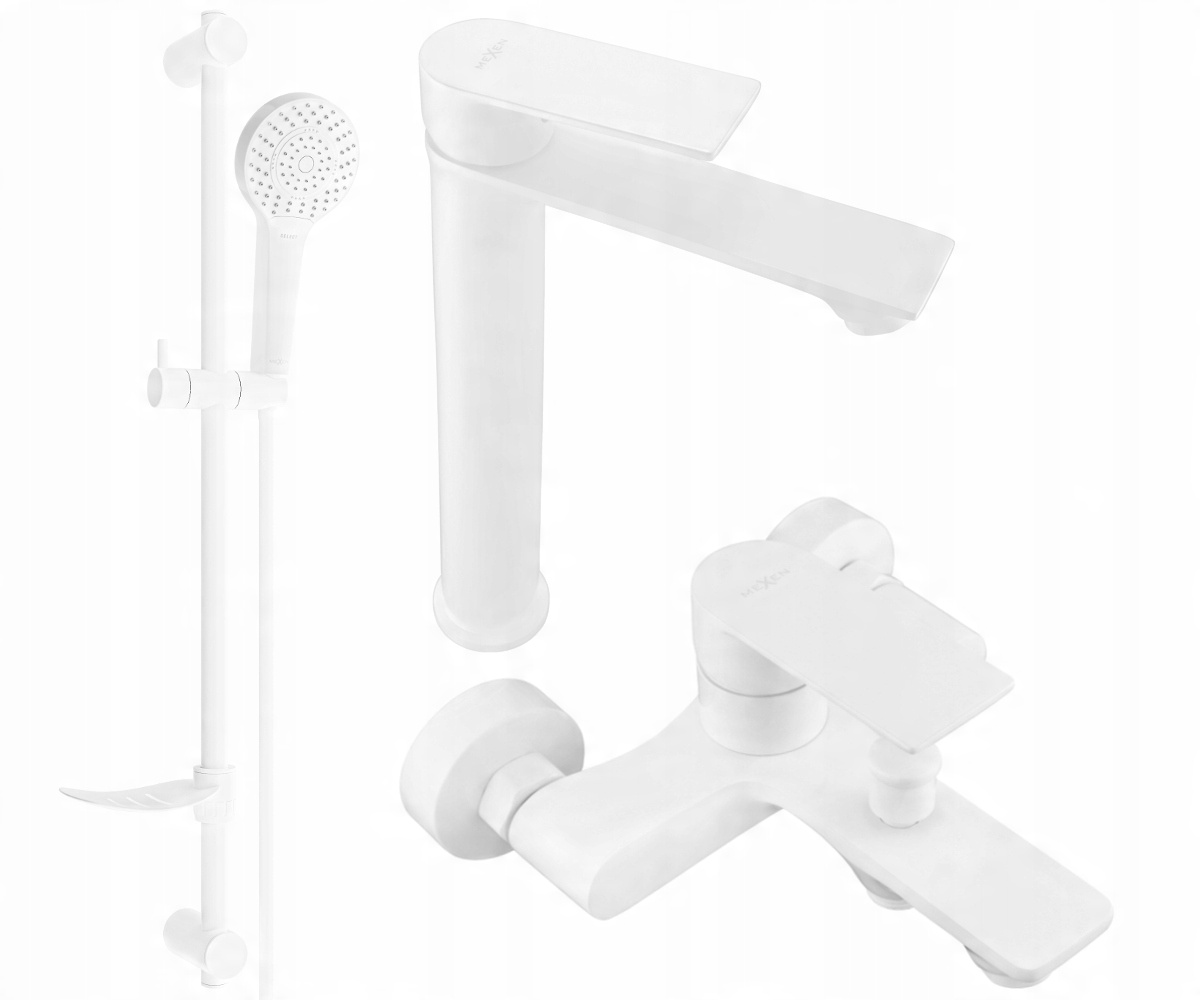 

Mexen Royo DF05 Zestaw Wannowy Bateria Biały