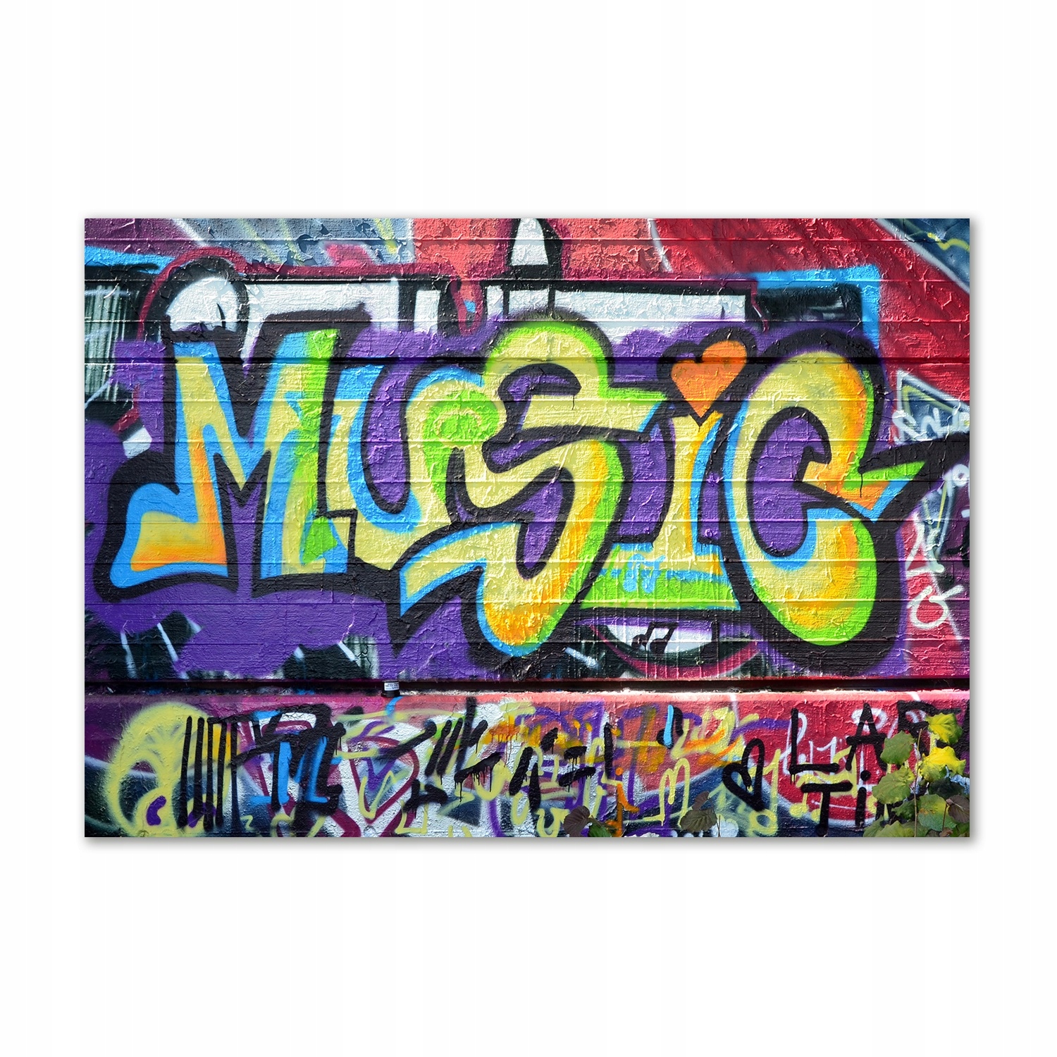 

Foto obraz szklany Graffiti na ścianie 100x70