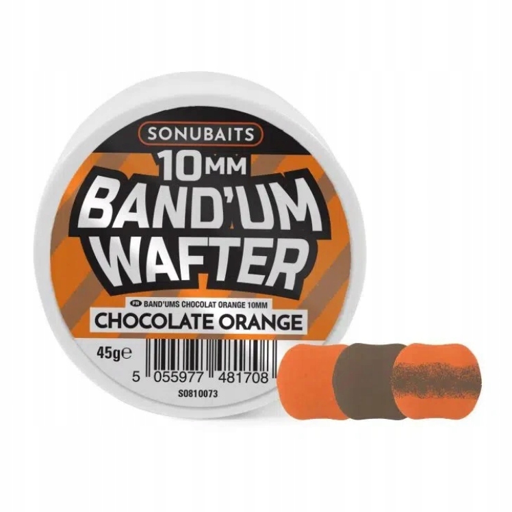 Sonubaits Band'Um Wafters 6mm Chocolate Orange Dumbells 45g