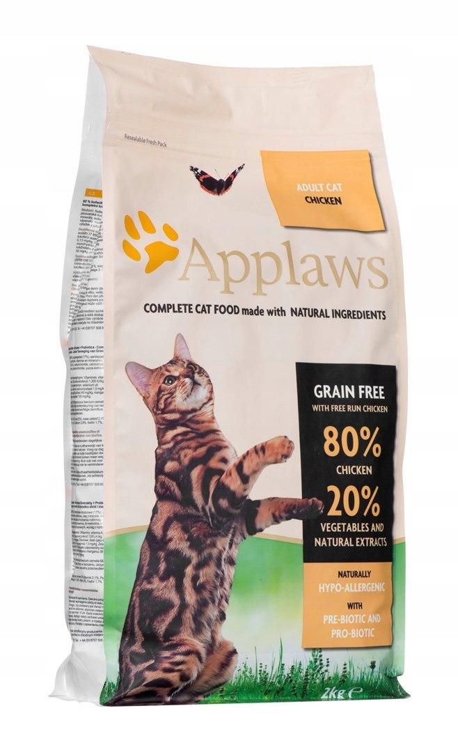 Levně Applaws Cat Kuře suché krmivo pro kočky s vysokým obsahem masa 2 kg