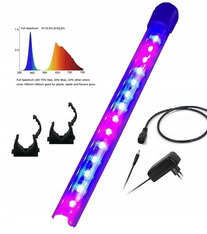 

Oswietlenie Led 110 CM Malawi Wybarwienie Rośliny