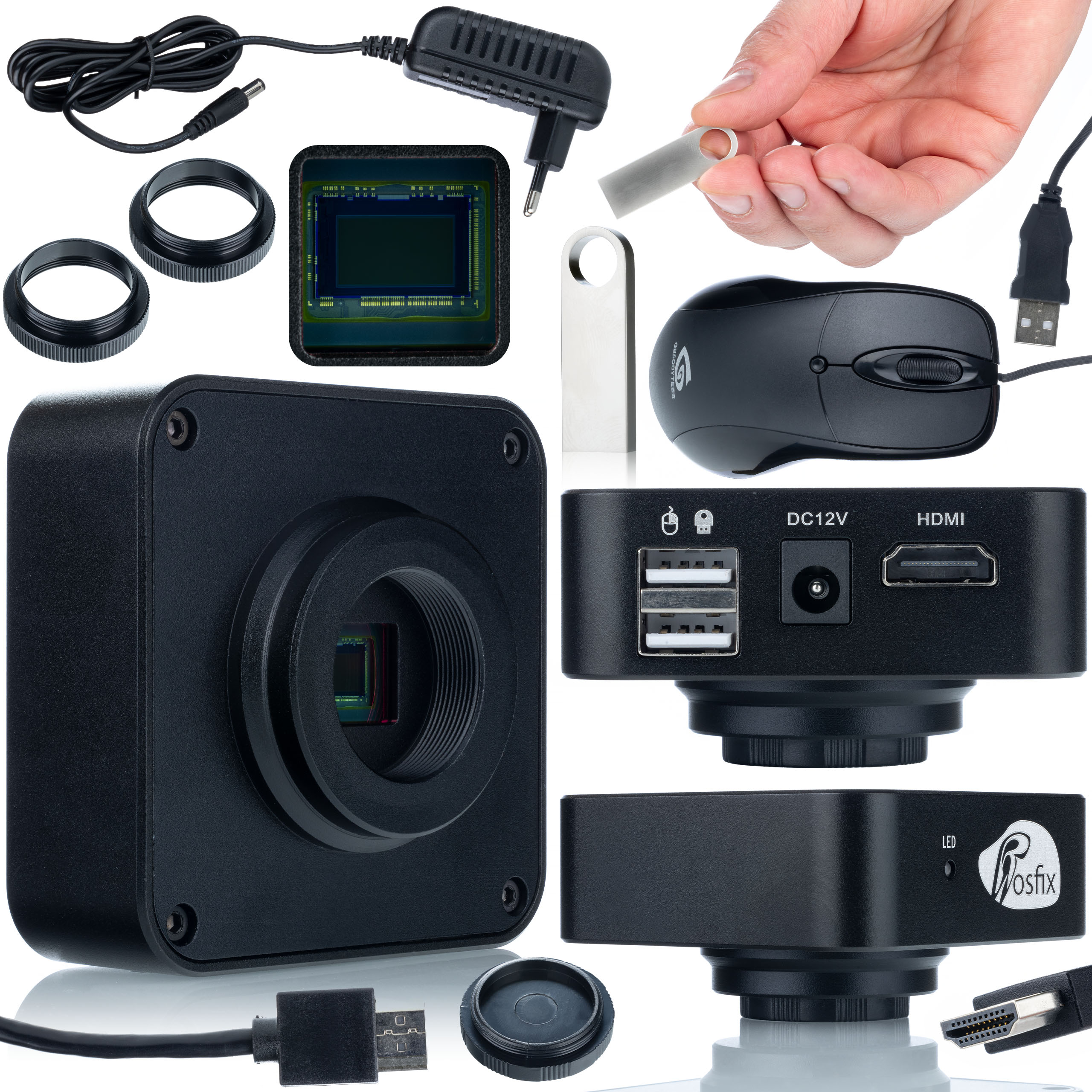 Mikroskopická Kamera Gemini Pro 16 Mp Sony HDMI60 C-mount Pro Mikroskopy