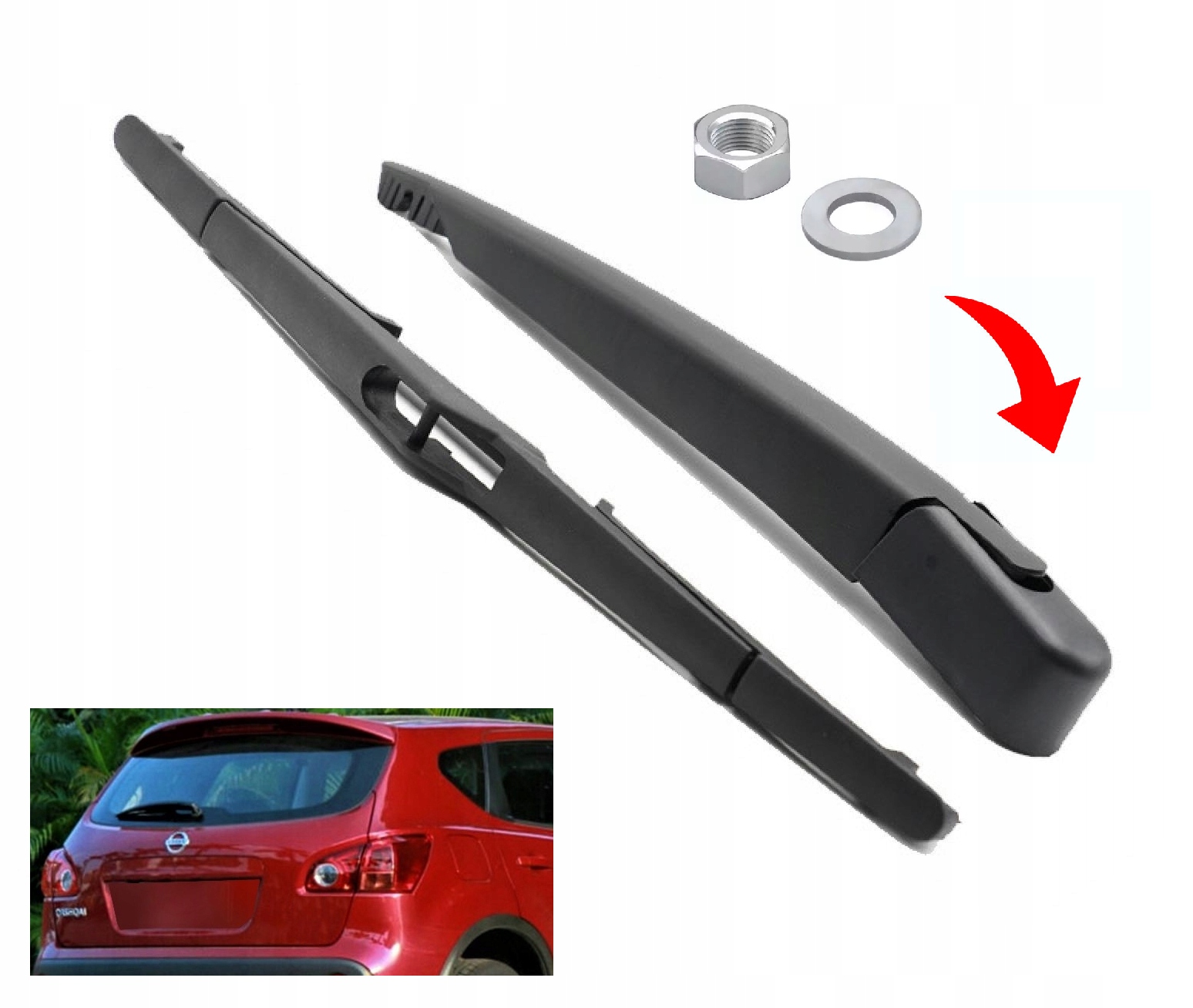 RAMIĘ WYCIERACZKA NA TYŁ NISSAN QASHQAI od 2006-