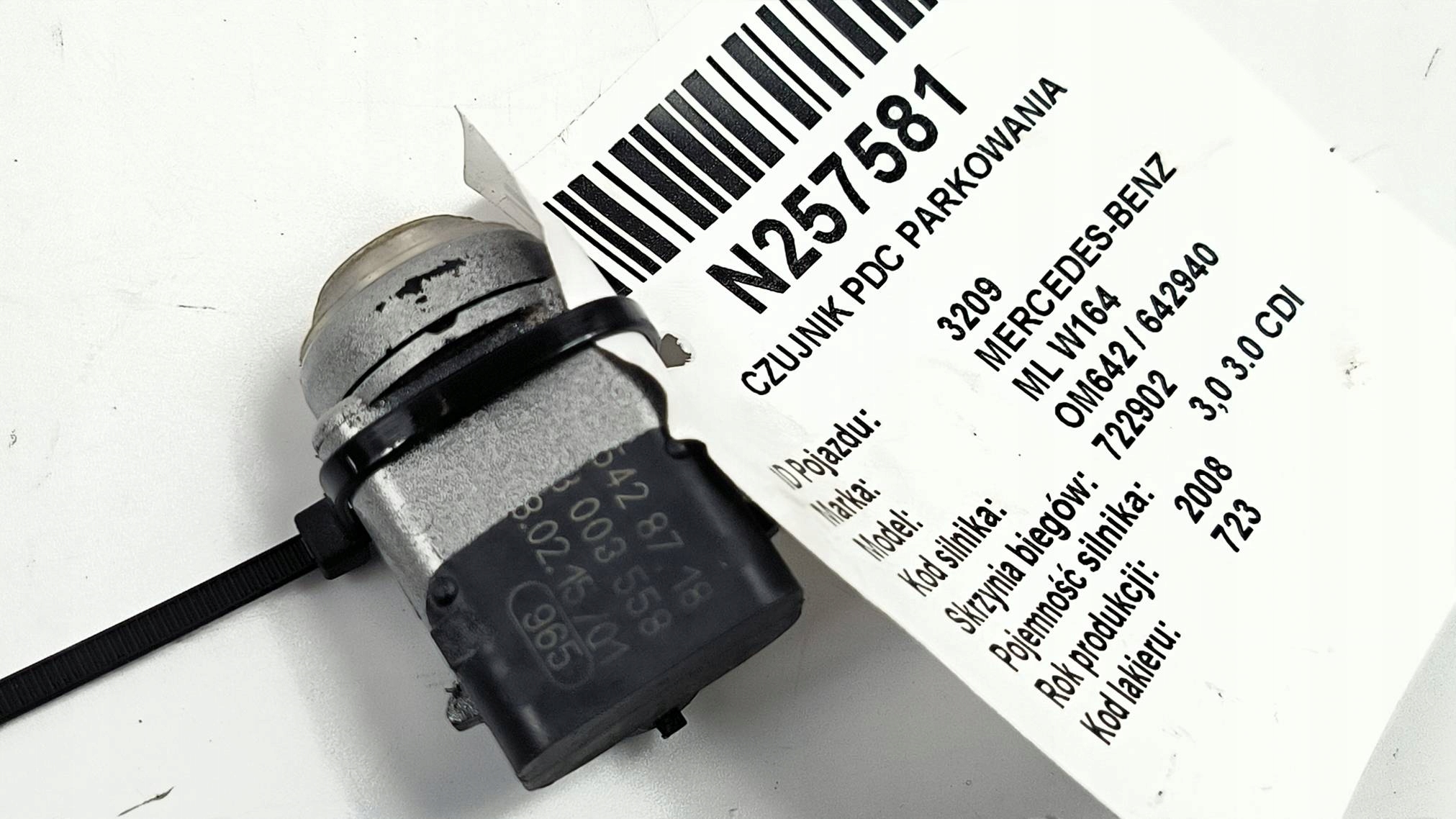 Sensor PDC Parken 0045428718 MERCEDES-BENZ ML W164
