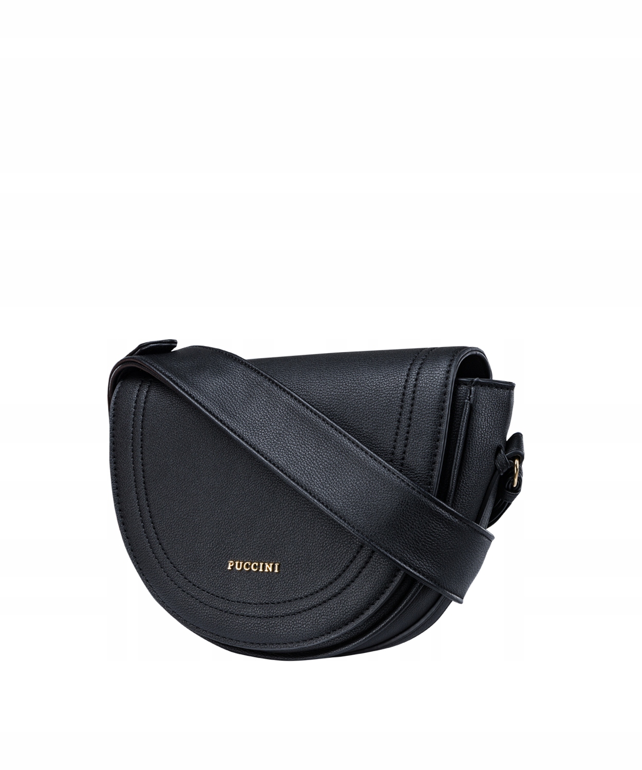 Dámská Kabelka Přes Rameno Crossbody Půlměsíc Puccini Černá BML019 1