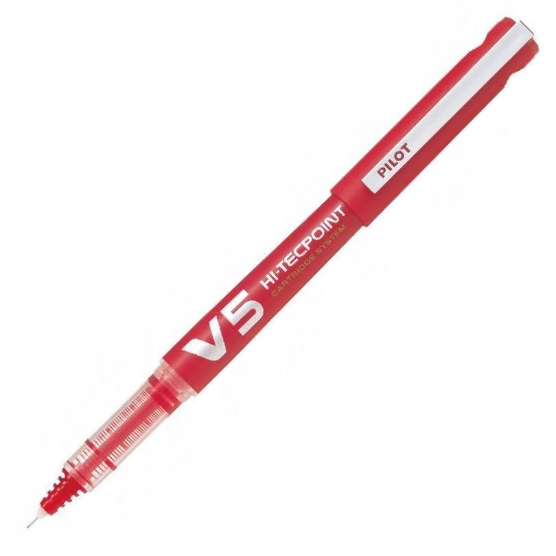 

Pióro kulkowe na naboje Pilot V5 Cartridge czerwon