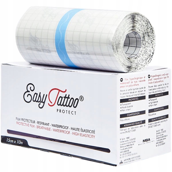 

Folia na tatuaż Easy Tattoo Opatrunek rolka 10m