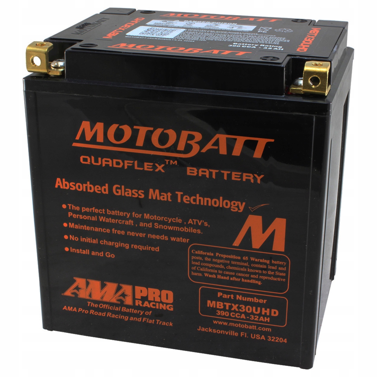 MOTOBATT MBTX30U HD 12V акумулятор Harley