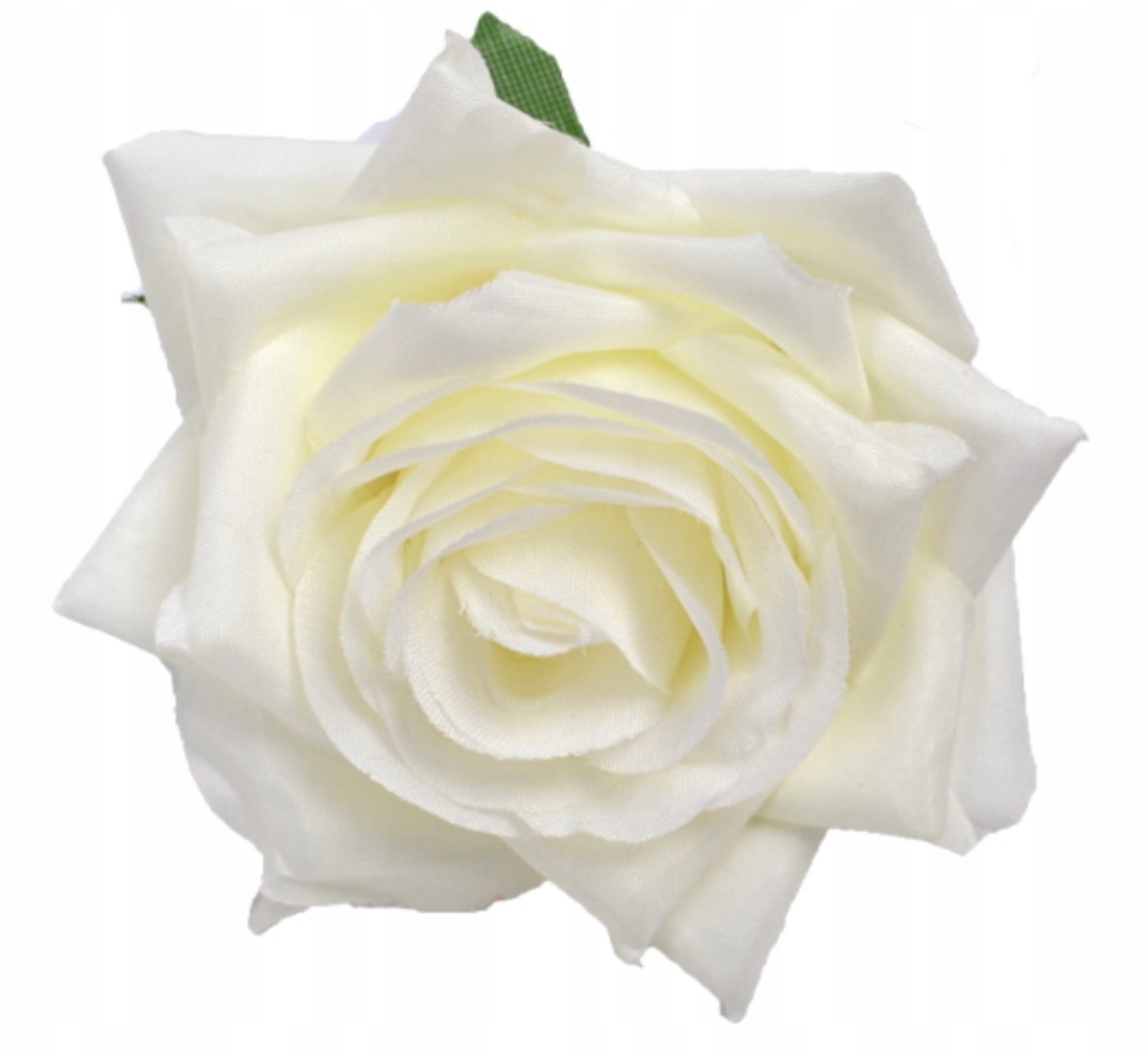 RÓŻA WYROBOWA GŁÓWKA BIAŁA 9cm