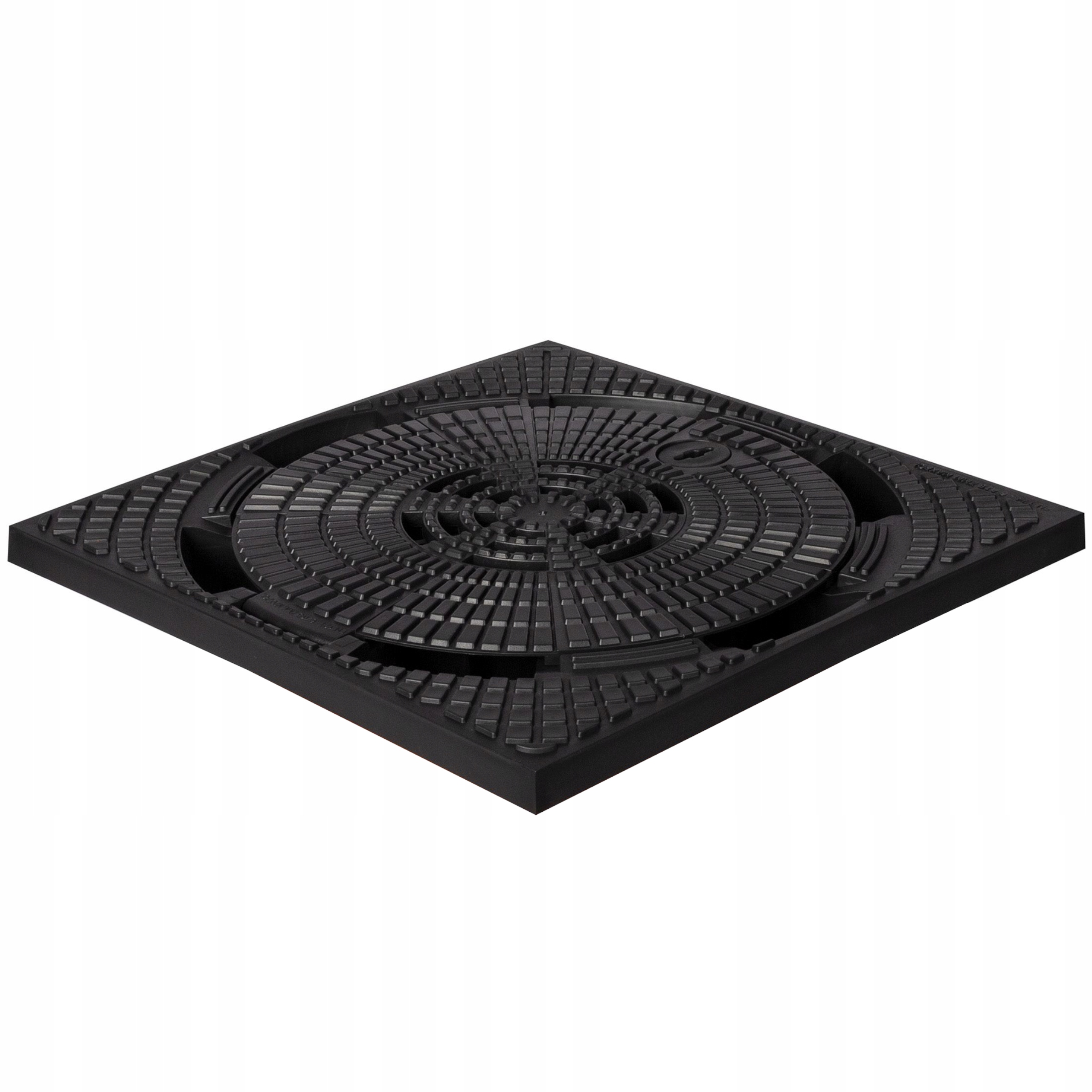 Poklop do šachty čtvercový 40x40 cm Kryt na septik z Pp plastu, mřížka