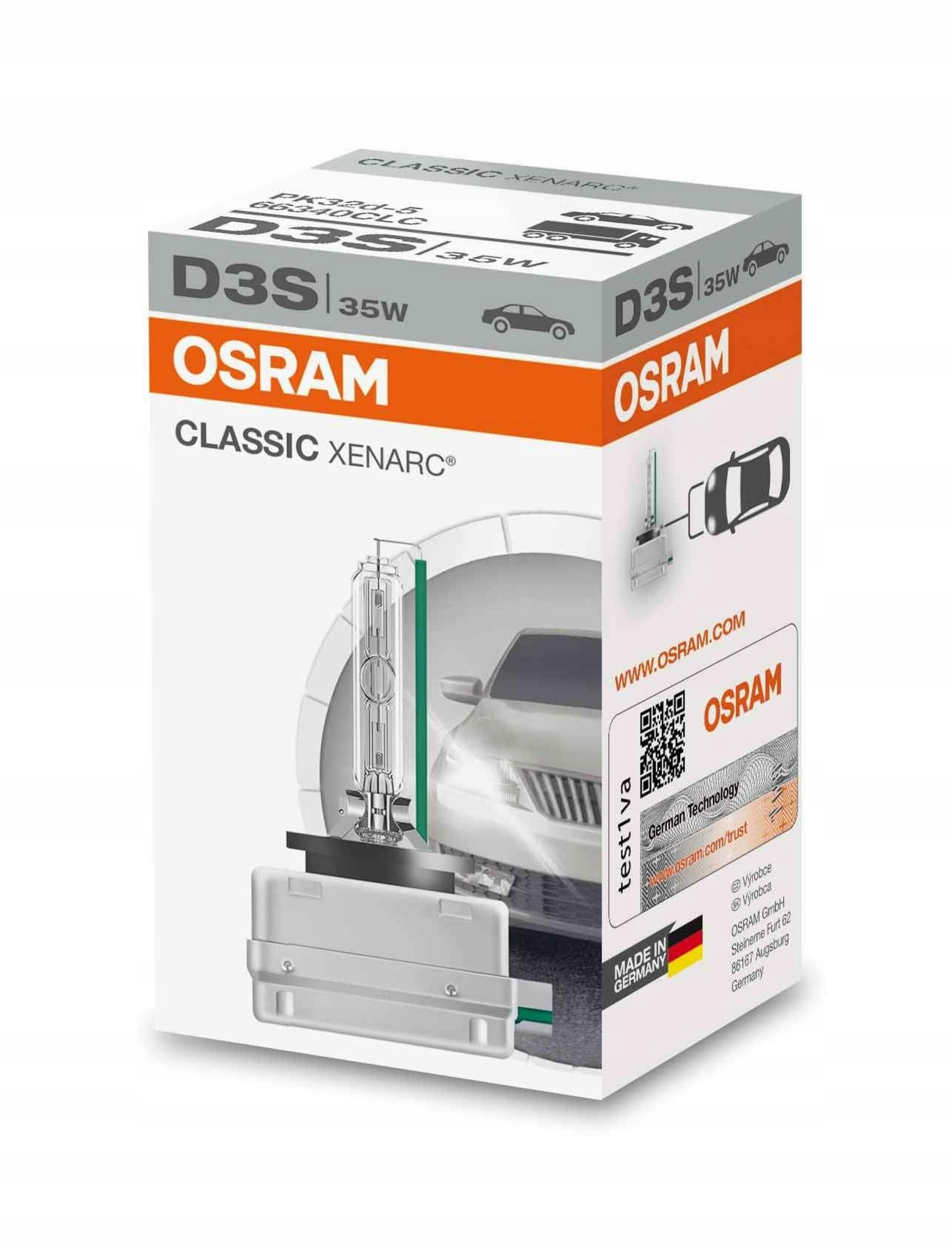Osram Xenarc D3S 66340CLC 35W PK32d-5 xenónová výbojka, originálna kvalita