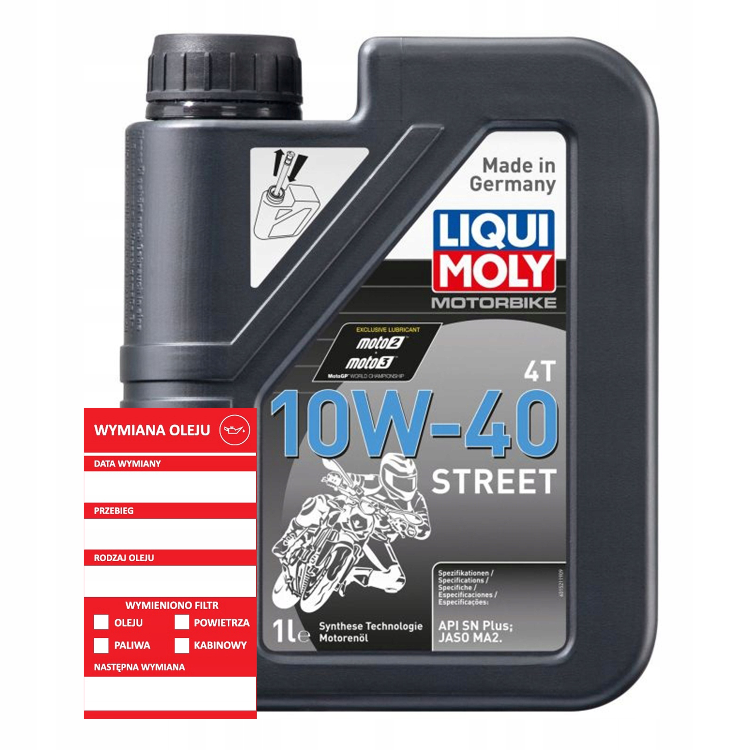 Liqui Moly Olej Motorbike 4T 10W40 Street 1L 1521