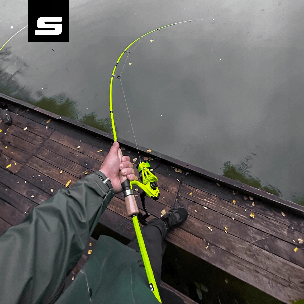 WĘDKA SPINNINGOWA Sahido LIGHTSABER SPIN 210 1-7g OKOŃ PSTRĄG BOLEŃ Akcja wędki Extra fast