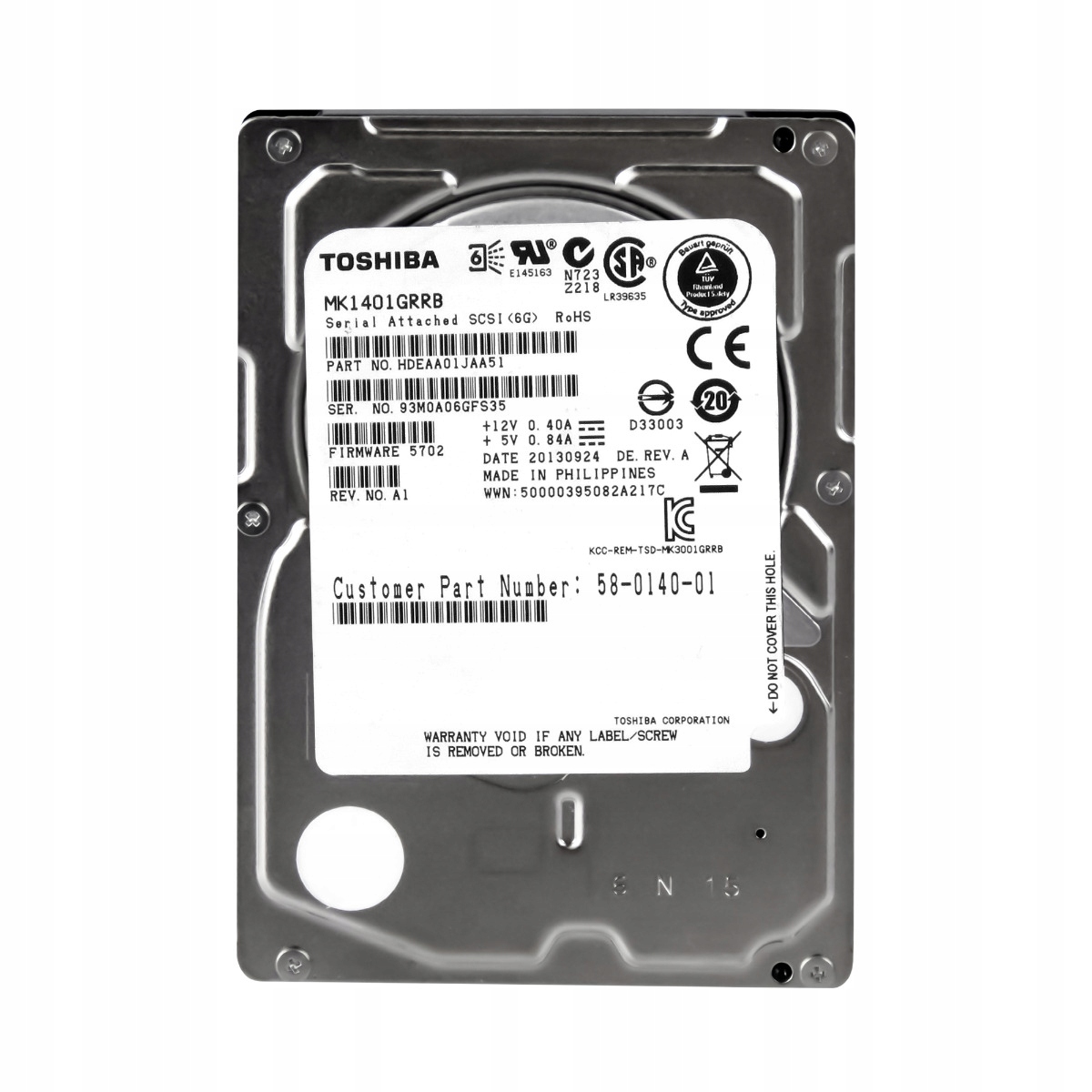 Cisco 58-0140-01 146GB 15K 32MB SAS-2 2.5'' MK1401GRRB