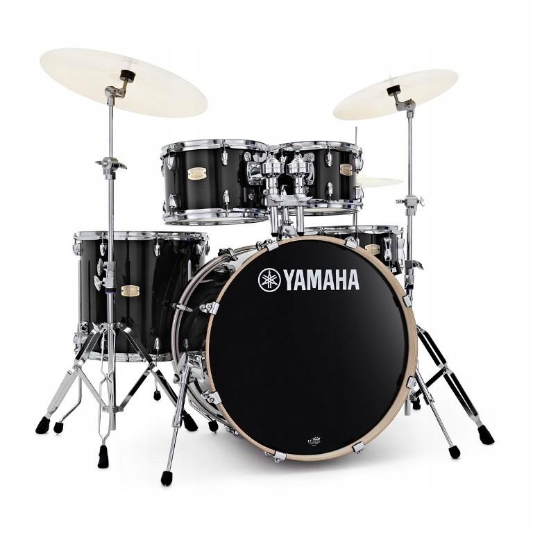 Perkusja Yamaha Stage Custom SBP2F5 Raven Black z hardware, bez talerzy