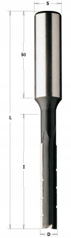 Cmt 102.100.31 Fréza Hl oscilační s lamačem D=10 I=70 L=125 S=16x50 Rh