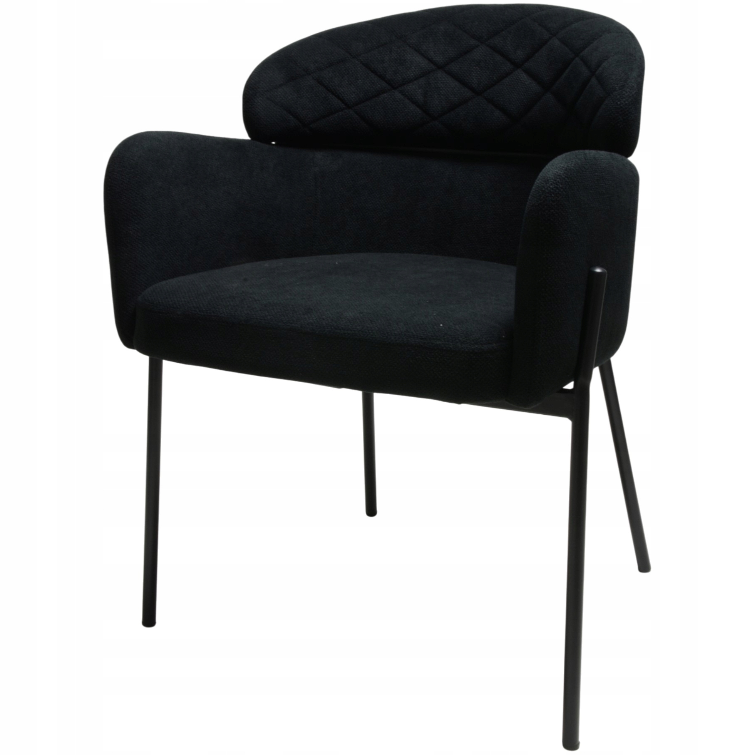 Křeslo Detroit Černá Curio Moderní křeslo Obývací pokoj Loft Glamour Kuchyně