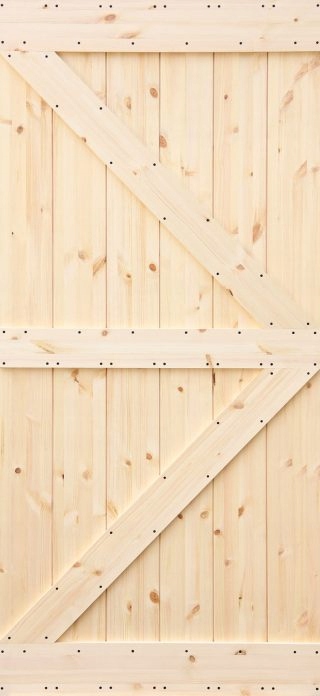 Dřevěné Borové Posuvné Dveře Loft Rustic K 70