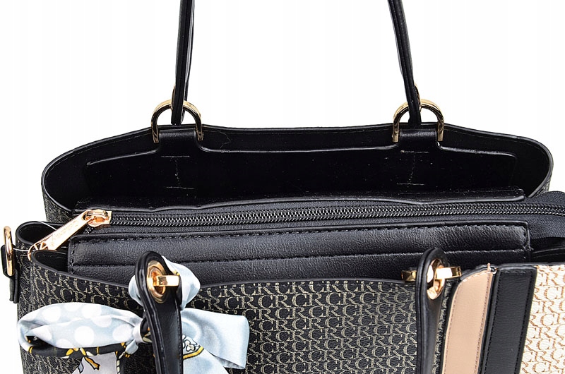 GALLANTRY TOREBKA damska KUFEREK klasyczna Do ręki MONOGRAM Wzór dominujący inny wzór