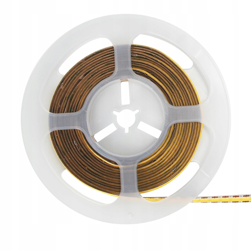 TAŚMA PASEK LISTWA DIODA LED COB 12V 8mm 5m 45W Z PRZEWODEM NEUTRLALNA Moc 45 W