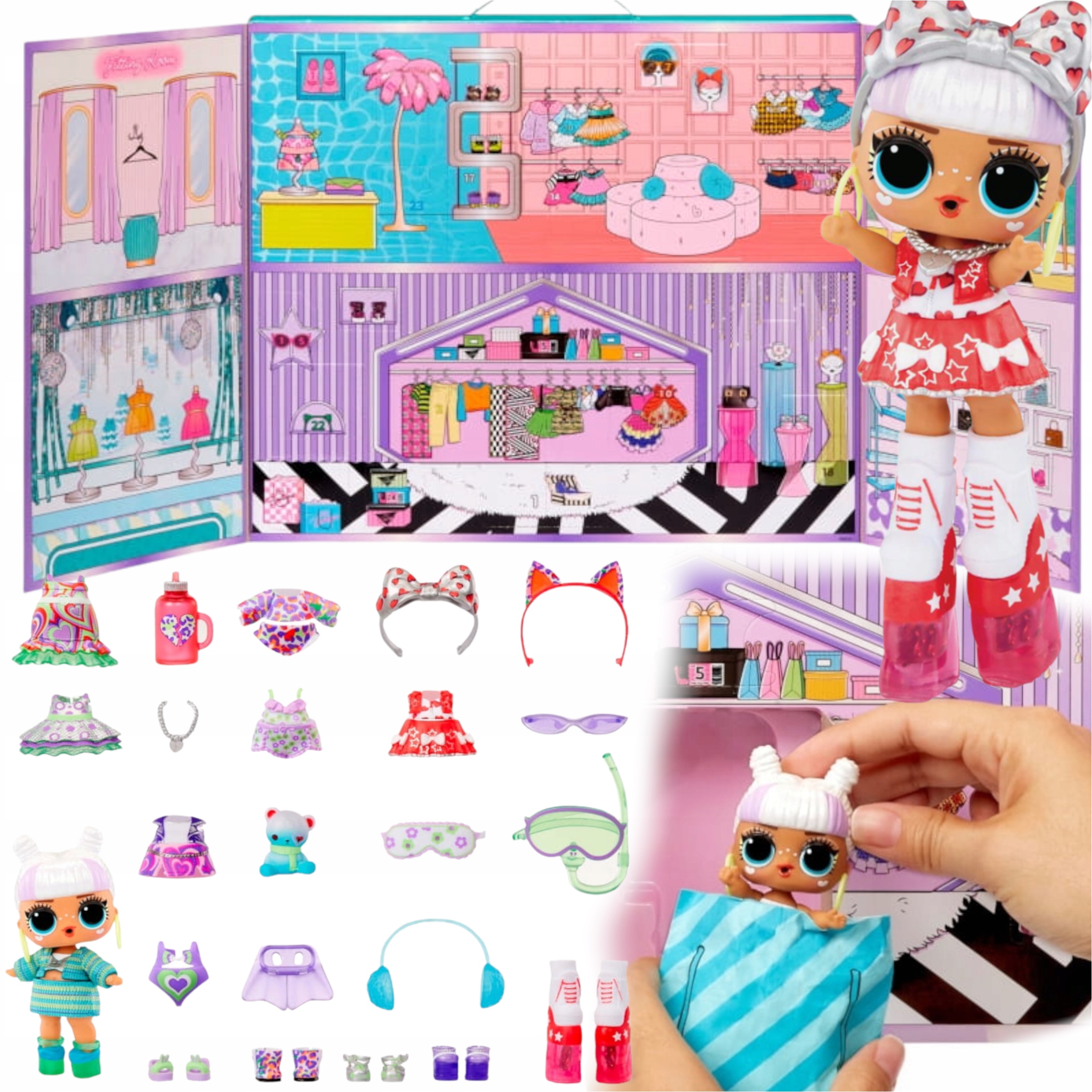 Adventní Kalendář Lalka Na Oblékání Kultovní Série Až 25 Dnů Dárků!